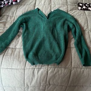 Twist back sweater